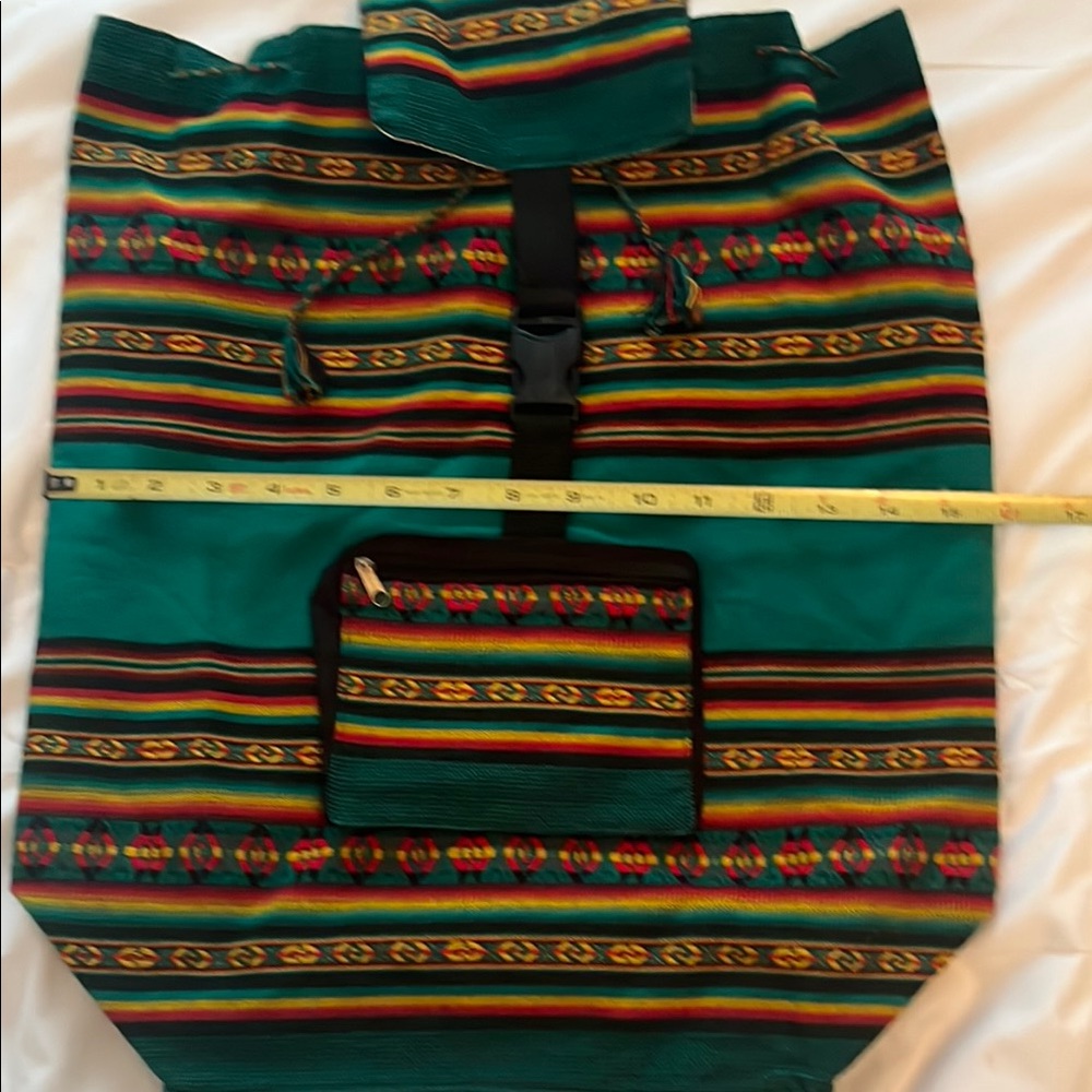 Colorful Striped Backpack - Picture 6 of 7